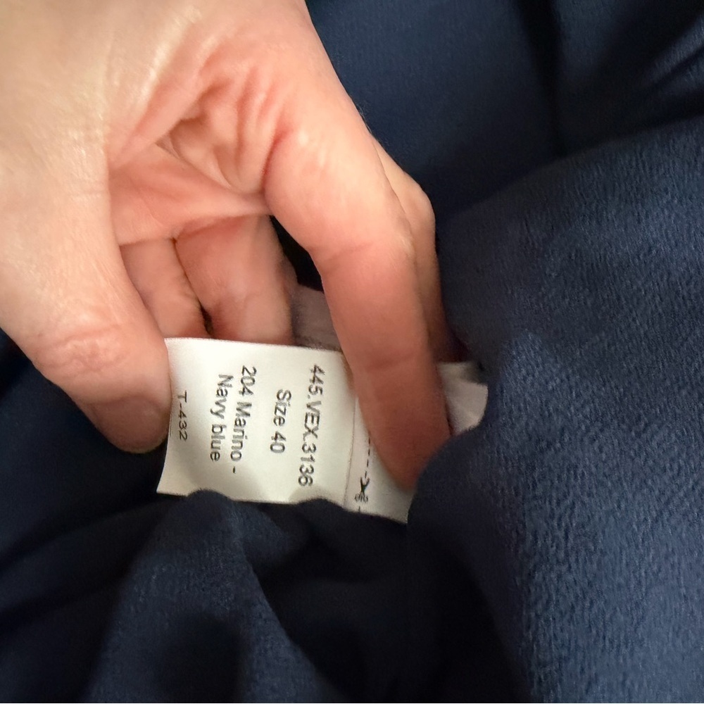 Intropia Navy Dress size 40 (US 10) - Picture 7 of 9